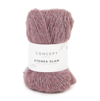 Katia Atenea-Glam Mauve-Silver 106, 25g