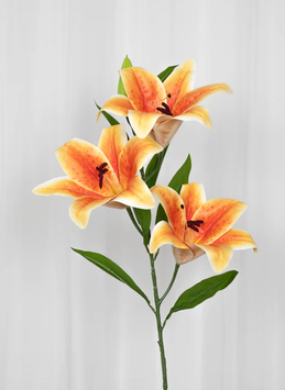 Specktrum Kunstig Blomst Lilje-Amber H100 (625-8019)