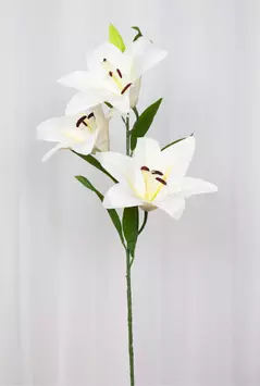 Specktrum Kunstig Blomst Lilje-Hvit H100