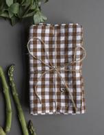 Storefactory Rutan Serviett 2pk Lysbrun