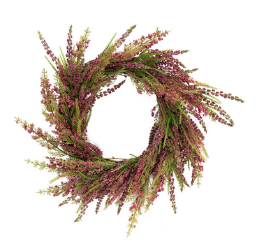 Mr Plant Kunstig Krans Røsslyng Ø40