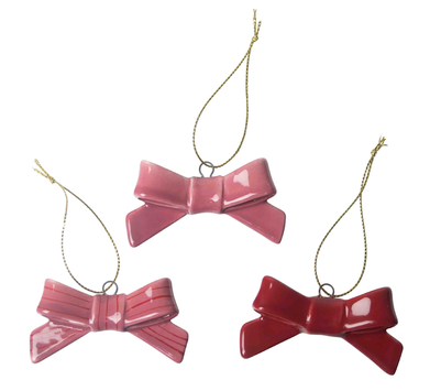 Juledekorasjon Sløyfer 3stk (418-KH420)