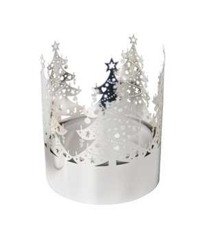 Telysholder Juletre Sølv H8,5 (418-MEL100S)