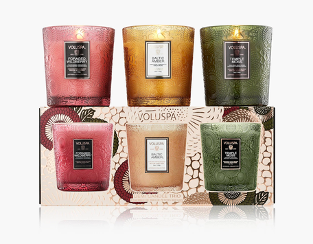 Voluspa Gaveeske Duftlys Demi 3pk 40t (703-V74904)