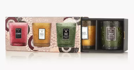 Voluspa Gaveeske Duftlys Demi 3pk 40t