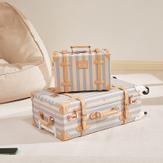 Uniwalker Koffert Retro Stripe-Blå 20" (780-stripe-20)