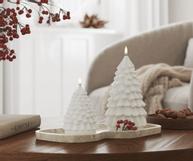 Deluxe Real-flame batterilys juletre hvit (621-RF-XMAS-hvit_)