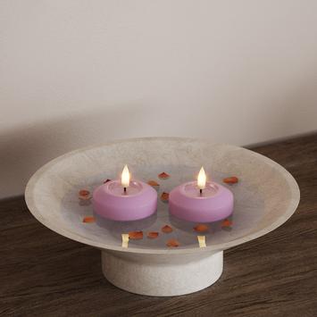 Deluxe Flytelys LED Lavendel 2pk 