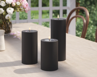 Deluxe Real-flame batterilys utendørs Ø7.5 sort (621-RF-UL-sort-Ø7,5)