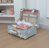 Uniwalker Koffert Retro Blå 22x33cm 13" (780-blue-13)