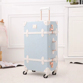 Uniwalker Koffert Retro Blå 24" (780-blue-24)