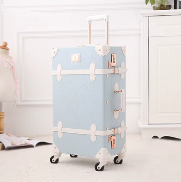 Uniwalker Koffert Retro Blå 24"