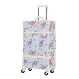 Uniwalker Koffert Retro Blomster-Blå 24" (780-blueflower-24)