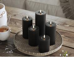Deluxe Real-flame batterilys Ø7.5 sort