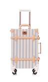 Uniwalker Koffert Retro Stripe-Blå 20" (780-stripe-20)