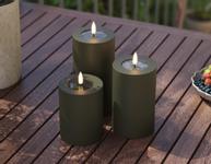 Deluxe Real-flame batterilys utendørs Ø10 mørkegrønn (621-RF-UL-mørk-grønn-Ø10)