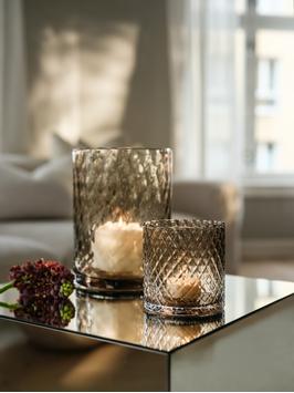 Halvor Bakke Harlekin Lykt/ Vase 12cm Brun (655-602712)