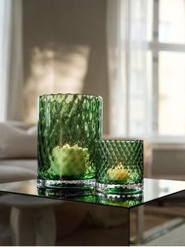 Halvor Bakke Harlekin Lykt/ Vase 12cm Grønn (655-602711)