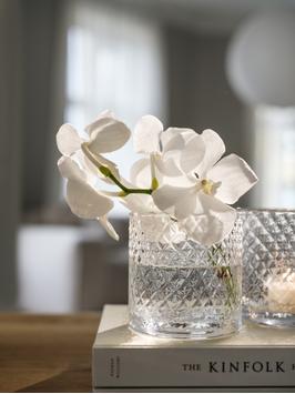 Halvor Bakke Harlekin Lykt/Vase 12cm Klar