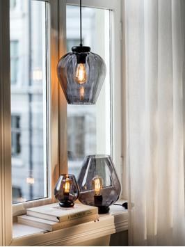 Halvor Bakke Rocks-XO taklampe koksgrå