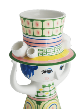 Bjørn Wiinblad Lady Vase H24, 5 Grønn (521-54051)