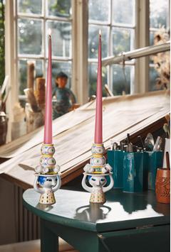 Bjørn Wiinblad Lady Lysestake H16 Rosa (521-54052)