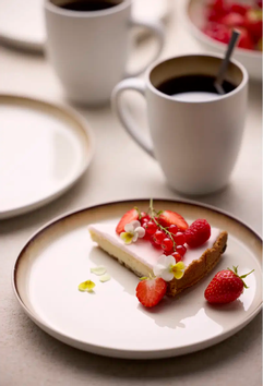 Bitz Gastro Tallerken Hvit/Krem Ø21