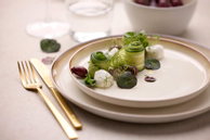 Bitz Gastro Tallerken Hvit/ Krem Ø21 (379-37557)