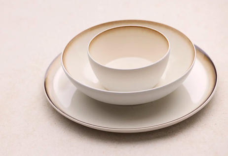 Bitz Gastro Tallerken Hvit/ Krem Ø27 (379-37558)