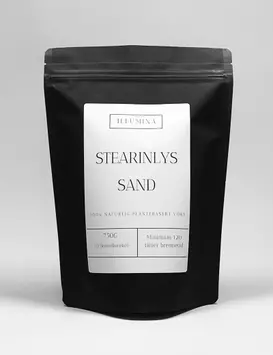 Illumina Stearinlyssand hvit plantebasert 750g 