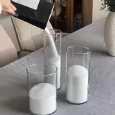 Illumina Stearinlyssand hvit plantebasert 750g  (831-410004)