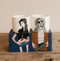 PolonaPolona Espressokopper The-rockers Amy+Kurt 2pk