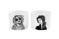 PolonaPolona Espressokopper The-rockers Amy+Kurt 2pk (829-00015)