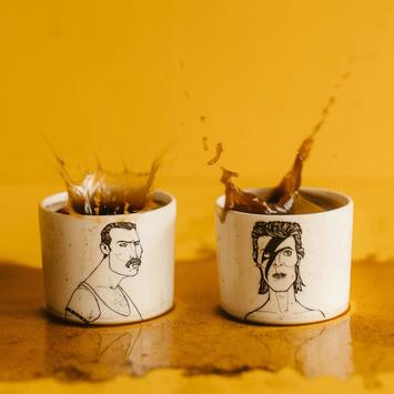 PolonaPolona Espressokopper The-legends David+Freddie 2pk (829-00016)