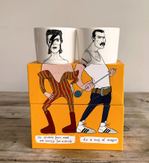 PolonaPolona Espressokopper The-legends David+Freddie 2pk (829-00016)