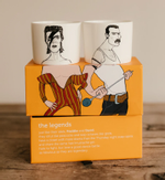 PolonaPolona Espressokopper The-legends David+Freddie 2pk (829-00016)