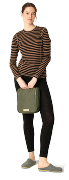 Ilse Jacobsen Toalettveske med henger Army (807-EVERY05-410)