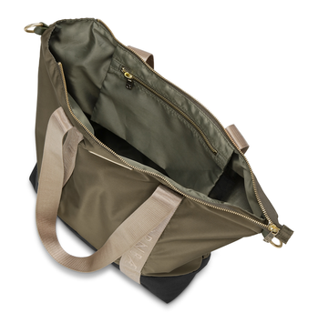 Ilse Jacobsen Veske Shopper Army-Sort (807-EVERY06-410001)