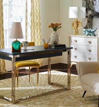 Jonathan Adler Gilded Muse Gala Vase H25 (368-27570)