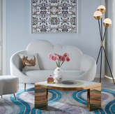 Jonathan Adler Gilded Muse Gala Vase H25 (368-27570)