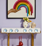 Jonathan Adler Gilded Muse Gala Vase H25 (368-27570)