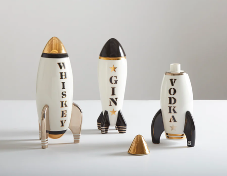 Jonathan Adler Rocket Decanter Whiskey 1250ml (368-33627)