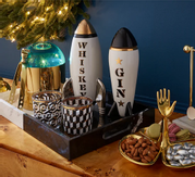 Jonathan Adler Rocket Decanter Gin 677ml (368-33623)