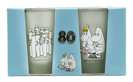 Mummi Shotglass Hattifnatter+Snorkfrøken 5cl 2pk (489-6430033964859)