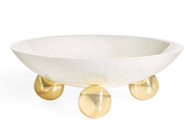 Jonathan Adler Fontana Bolle White/ Brass Ø30 (368-35285)