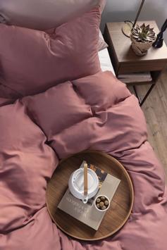 Borås Cotton Bliss Bambus Sengesett Aubergine