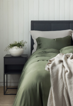Borås Cotton Bliss Bambus Sengesett Oliven