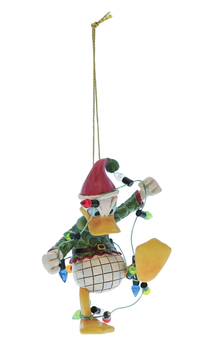 Disney Ornament Donald med julelys_H9