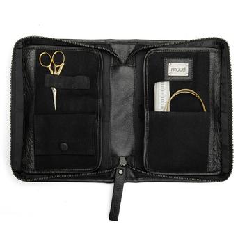 Muud Effi Strikkeetui Canvas-Sort (569-2156-BL)