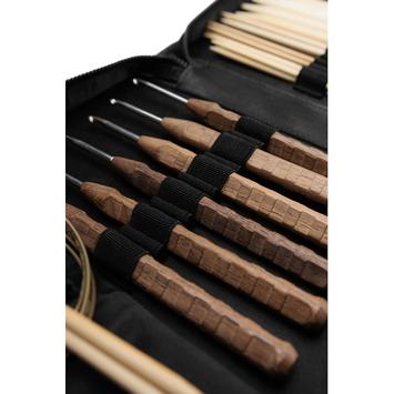 Muud Effi Strikkeetui Canvas-Sort (569-2156-BL)